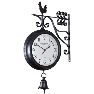 <span class=keywords><strong>Orologio</strong></span> <span class=keywords><strong>da</strong></span> <span class=keywords><strong>Parete</strong></span> Vintage a Forma di Gallo, Campana in Metallo, Decorazione Murale Personalizzabile, Arte in Ferro per Interni, Fornitura Diretta dalla Fabbrica - Product Image 2