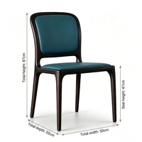 Chaises de salle à manger de style nordique, mobilier de salle à manger de luxe, personnalisation, chaise en bois moderne pour chambre à coucher