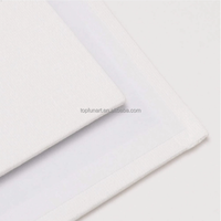 Fournitures d'art professionnelles, panneaux de toile vierges en coton 100% pur, taille personnalisée, pour la peinture