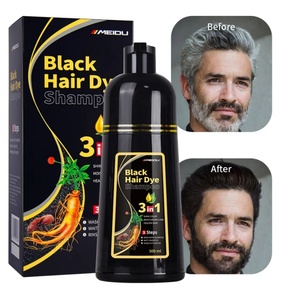 Champú Meidu, Marca Reconocida, con Extracto de Plantas Teñidoras de Burbujas, Orgánico, Herbal, para Oscurecer el Cabello para Hombres - Product Image 1