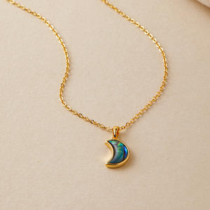 Collar con Colgante <span class=keywords><strong>de</strong></span> Acero Inoxidable al por Mayor para Mujer, Diseño Versátil <span class=keywords><strong>de</strong></span> Corazón con Cielo Estrellado, Zirconia Cúbica Tallada en Corazón, Diseño Gráfico <span class=keywords><strong>de</strong></span> Tela <span class=keywords><strong>de</strong></span> Octubre - Product Image 2