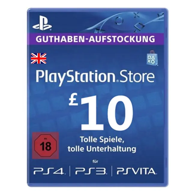 Kartu Hadiah Sony UK PSN 10/20/25/50 pound PlayStatione Network