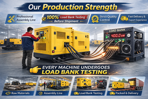 Generador de Imán Permanente de Bastidor Abierto en Venta Directa de Fábrica 100kVA 150kVA 200kVA Potencia Primaria Continua Trifásico 50Hz para Motor - Product Image 6