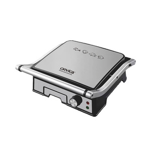 Grill électrique ORVICA, plaque antiadhésive en acier inoxydable, 2800W, design <span class=keywords><strong>Domino</strong></span>, pour usage domestique ORM-602 - Product Image 4