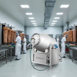 Línea de Producción Automática de <span class=keywords><strong>Doner</strong></span> <span class=keywords><strong>Kebab</strong></span>/Trituradora/Mezcladora/Cortadora de Carne para Planta Procesadora de <span class=keywords><strong>Kebab</strong></span> Turco - Product Image 2