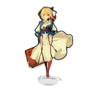 stand 16cm Suppliers-16CM Anime Violet Evergarden Acrylic Stand Figure Desktop Decoration Collection Model Toy Cosplay Doll