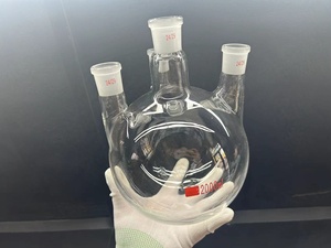 Bình Thạch Anh Trong Suốt Đánh Bóng Chất Lượng Cao Để Thử Nghiệm Bình Thạch Anh Phòng Thí Nghiệm Chất Lượng Cao Bình Đáy Tròn - Product Image 2