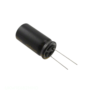 ตัวเก็บประจุแบบรูทะลุ (Through Hole) ยี่ห้อ Manufacturer Channel รุ่น CAP ALUM 6800UF 20% 25V RADIAL UKW1E682MHD ความจุ 6800 ไมโครฟารัด - Product Image 1