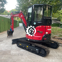 Mini-excavatrice d'occasion, engins de terrassement Yanmar, tracteur Yanmar Vio50 Vio55 Vio40 Vio30 Vio35 Vio17, prix bas