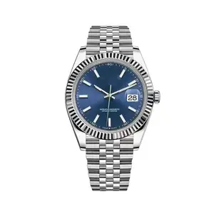 Hochwertiges wasserdichtes Material Armbanduhr Automatik uhren Herren Handgelenk Luxus uhren Super Clone Date 904L Fine Steel Uhren