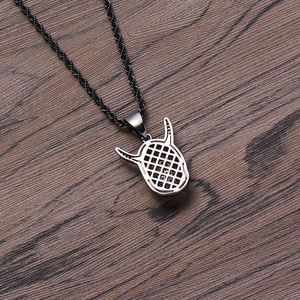 Pendentif Petit Démon, Collier Hip Hop entièrement en Zirconium, Ornement d'Halloween pour le commerce international, Collier Maléfique - Product Image 4