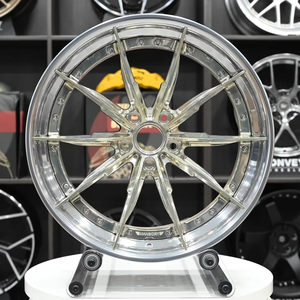 FSC-<span class=keywords><strong>54</strong></span> कस्टम 2 टुकड़ा जाली यात्री कार पहियों 5x12 0/5x112 19 इंच जमे हुए ग्लोड फेस व्हील - Product Image 1