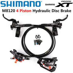 Freno Shimano <span class=keywords><strong>DEORE</strong></span> XT M8120, Freno de Disco Hidráulico para Bicicleta de Montaña de <span class=keywords><strong>4</strong></span> <span class=keywords><strong>Pistones</strong></span>, BL M8100 y BR M8120 D03S N03A N04C, Pastillas de Freno, Piezas Originales - Product Image 2
