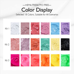 Nouvelle Arrivée 2026 Kinnco – Gel à Ongles HEMA&TPO FREE OEM ODM <span class=keywords><strong>Pat</strong></span> <span class=keywords><strong>Pat</strong></span>, 18 Couleurs, Kit de Peinture Gel pour Nail Art, Couleurs Longue Durée pour Estampage - Product Image 5