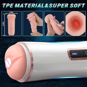 Автоматический мастурбатор AIERSHA <span class=keywords><strong>10</strong></span> с соблазнительным голосом, вибрацией и функцией вибротонов для мужчин - Product Image 3
