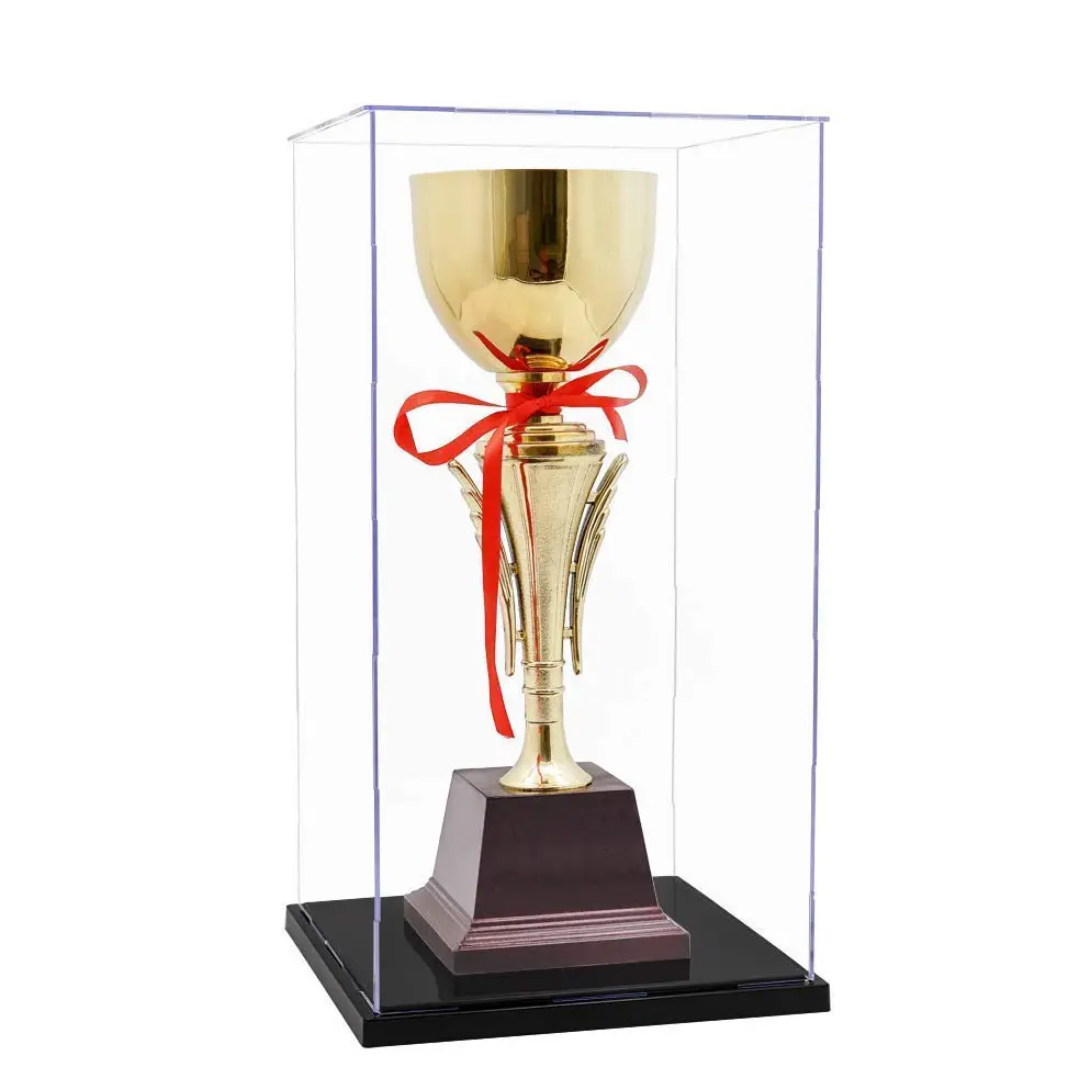 VONVIK acrílico trofeo pantalla caso Perspex trofeo caja de almacenamiento