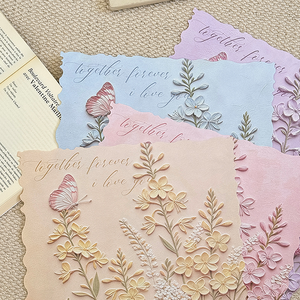 Papier d'emballage floral de <span class=keywords><strong>luxe</strong></span>, style peinture à l'huile, pour bouquets - Product Image 1