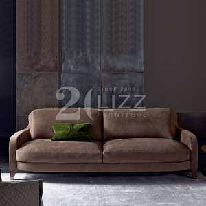 Mobilier de maison italien de haute qualité Mobilier Canapé trois places au design moderne en tissu - Product Image 5