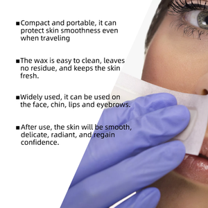 Bandes de <span class=keywords><strong>cire</strong></span> pour le visage professionnelles Douces pour les peaux sensibles Épilation rapide pour le haut du visage, le <span class=keywords><strong>menton</strong></span>, les sourcils - Product Image 3