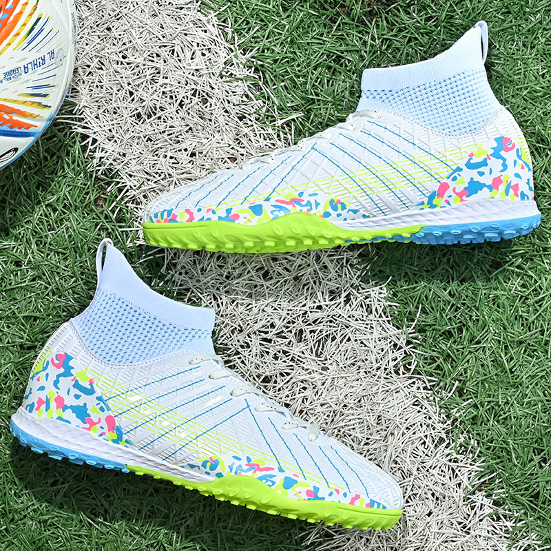 Men's Durable Football Soccer Shoes for All Seasons-for Summer Winter Spring Autumn-Composed of Rubber & TPU