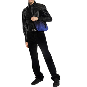 2025 Camiseta de manga larga de cuero genuino para hombre de tendencia transpirable Anti-UV de alta calidad Streetwear estilo Top para fiestas Casual - Product Image 4