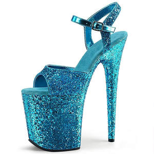 <span class=keywords><strong>20cm</strong></span> נצנצים פלטפורמת מוט ריקוד נעלי נשים ריקוד מוט ביצועים גבוהה עקב סנדלי נקבה - Product Image 2