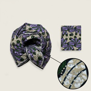 Siêu Đá 100% Bông Phi Vải Sáp 6 Yards In Ankara Vải Với Đá Của Phụ Nữ Bên Váy Áo Sơ Mi - Product Image 4