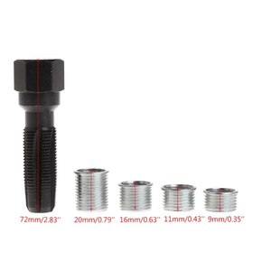 Bộ Dụng Cụ Sửa Chữa Ren Bugi 14Mm Dụng Cụ Sửa Chữa Ren Và Ren Chèn <span class=keywords><strong>Spark</strong></span> <span class=keywords><strong>Plug</strong></span> Rethreader <span class=keywords><strong>Kit</strong></span> - Product Image 2