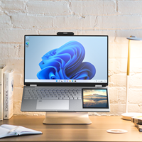 Ordinateur Portable Haut de Gamme Win10/11 Double Écran Tactile 15,6+7 Pouces 32 Go + 1 To Intel N95 PC Portable