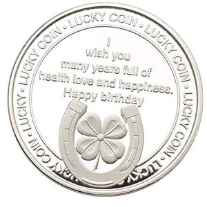 Moneda Conmemorativa de Plata de Santa Claus, Moneda de Recuerdo con Tema del Polo Norte, Regalo de Navidad, Decoración del Hogar - Product Image 1