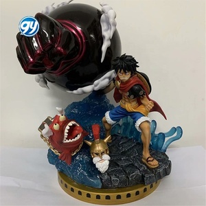 <span class=keywords><strong>One</strong></span> Pieced GK Giant Colosseum Gladiator Luffy cabezas intercambiables escena estatua en caja figura de Anime coleccionable - Product Image 1