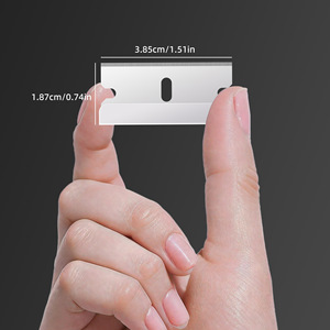 Wholesale carbon steel scraper blades, kitchen cleaning and stain removal scrapers, ultra-thin and sharp blades for floor and - Product Image 3
