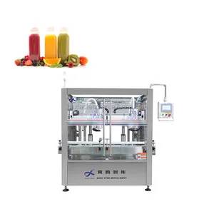 Automatic 2 Heads 10-500ml Fruit Juice Bottle Syrup Oral Liquid Filling Machine Production Line