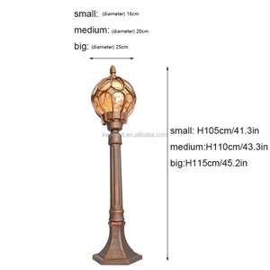 Nhà Máy Bán buôn Đèn Đường cỏ đèn LED Pathway bollard cổng chính cờ cực cổ điển ngoài trời bài ánh sáng - Product Image 4