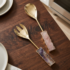 Wholesale Stainless Steel Salad Serving <b>Spoon</b> Fork & <b>Coffee</b> Scoop Set | Premium Kitchen Dessert Tableware - Product Image 3