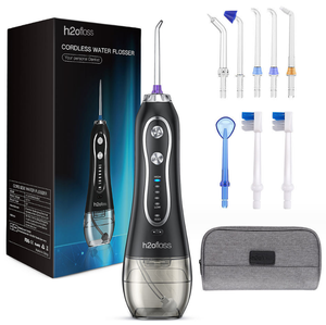 <span class=keywords><strong>Irrigador</strong></span> de dientes <span class=keywords><strong>dental</strong></span> recargable portátil, selección de agua inalámbrica de 3 modos y hilo <span class=keywords><strong>dental</strong></span> de agua USB giratorio - Product Image 2