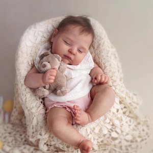 Muñeca Bebé Realista <span class=keywords><strong>de</strong></span> 49 cm, <span class=keywords><strong>Cuerpo</strong></span> <span class=keywords><strong>de</strong></span> Vinilo Suave y <span class=keywords><strong>Tela</strong></span>, 19 Pulgadas, Piel 3D Realista, Muñecas <span class=keywords><strong>Reborn</strong></span> para Niños, Juguete <span class=keywords><strong>de</strong></span> Regalo - Product Image 5