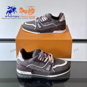 Sneakers en cuir unisexes de luxe de haute qualité, chaussures de sport et de course décontractées pour hommes, chaussures de skate tendance pour la marche - Product Image 3