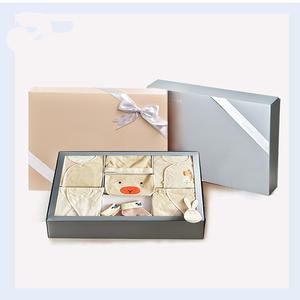 ริบบิ้นเปล่าสำหรับเด็กผู้หญิงชุดของขวัญเด็กแรกเกิดแบบถักโครเชต์กล่องของขวัญ - Product Image 2