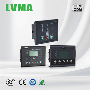 בקר ATS חכם תוצרת סין, לוח בקרה עם תצוגת LED, מתג העברה אוטומטי מפלסטיק עבור גנרטורים של דיזל/בנזין - Product Image 1