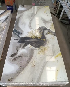 Panneau mural en <span class=keywords><strong>PVC</strong></span> imprimé en 3D 1220*2440mm* 3mm, feuille <span class=keywords><strong>de</strong></span> marbre décorative UV - Product Image 6