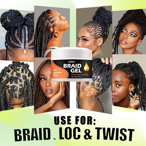 Cire capillaire hydratante extra forte, non écaillante, biologique, pour tresses et locs, gel pour cheveux africains 4C, marque privée - Product Image 4