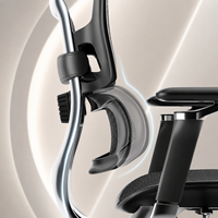 Silla de Oficina Ergonómica Moderna de Malla de Alta Calidad al por Mayor, Giratoria, Extensible, Plegable, Ajustable, de PU, para Uso Comercial y Hospitalario