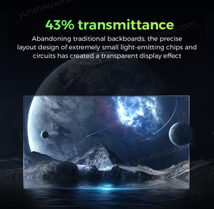 Ultra-Thin HD 2K OLED <strong>Display</strong> Panel Custom <strong>Size</strong> 1920x1080 Indoor OLED Screen for Elevator Thru-Glass Window Advertising - Product Image 2