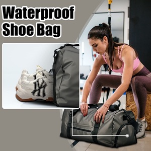 Bolsas de Viaje Deportivas Baratas al por Mayor, con Logotipo Personalizado, Bolsillos Laterales de Malla, Correa de Mano, Tipo Duffel - Product Image 6