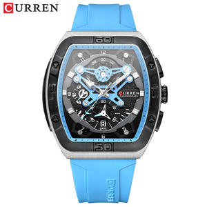 Relojes para Hombre Curren 8443, Marca Original, Relojes de Cuarzo Cronógrafo de Moda, Reloj de Pulsera de Lujo para Hombre - Product Image 4