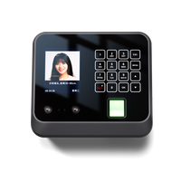 JINGXIN Machine de Présence à Reconnaissance Faciale, Code QR, Mot de Passe, Empreinte Digitale et Palmprint, Configuration Multi-Langues