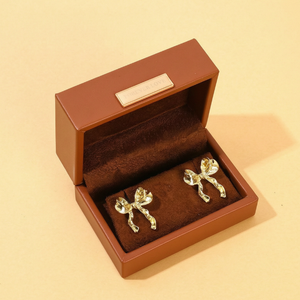 Custom Logo Jewelry <b>Box</b> Manufacturer Wholesale Price Pendant Bracelet PU Leather <b>Ring</b> Jewelry <b>Box</b> for Personality Brand Custom - Product Image 5