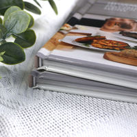 Libro de Cocina de Tapa Dura Personalizado de Alta Calidad con Papel de Arte, Estampado en Caliente Plateado, Impresión Offset Ecológica y Logotipo Personalizado