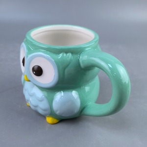 <strong>Owl</strong> <strong>Mug</strong> 3D Shaped Hand-painted Ceramic <strong>Owl</strong> <strong>Coffee</strong> Cup Vintage Porcelain Milk Tea <strong>Mugs</strong> in Bulk - Product Image 5